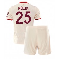 Bayern Munich Thomas Muller #25 Replika babykläder Tredjeställ Barn 2024-25 Kortärmad (+ korta byxor)